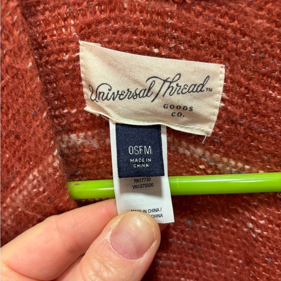 OSFM Rust Shawl - Picture 3 of 5